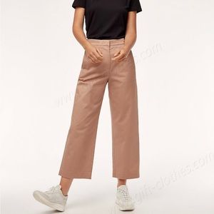 Babaton Wide Leg Pants in Tan